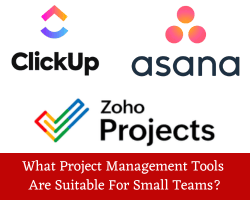 What Project Management Tools Are Suitable For Small Teams?